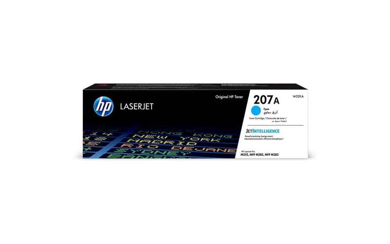 HP 207A Cyan LaserJet Toner Cartridge