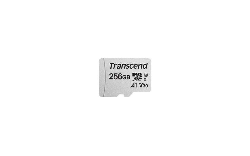 Transcend 256GB Micro SDXC C 10 UHS-I U1/U3 V30 A1 With SD Adaptor
