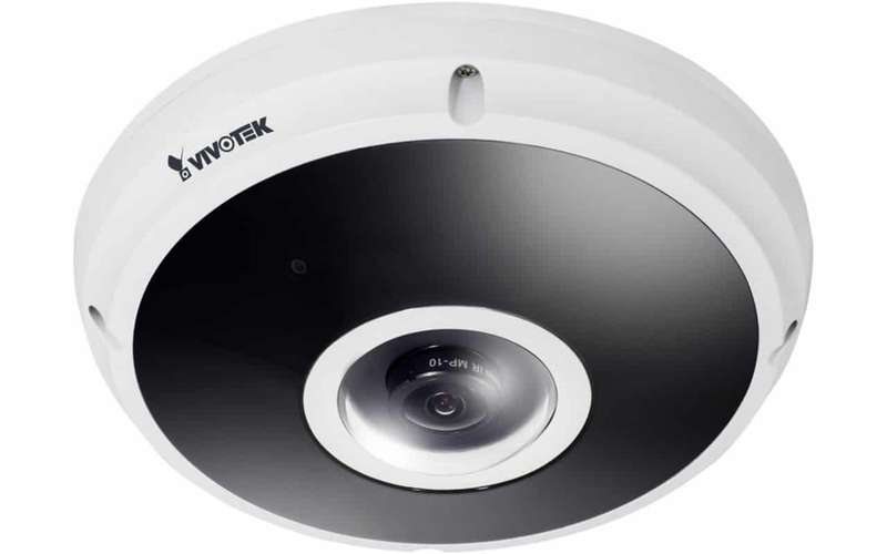 Vivotek Outdoor IK10 Fisheye; 5MP H.265