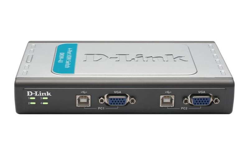 D-Link DKVM-4U 4-Port USB KVM Switch