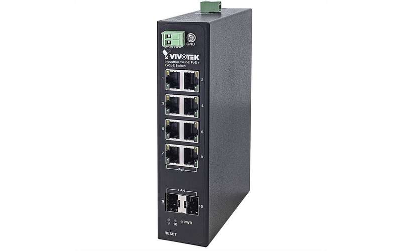 Vivotek Industrial 8xGE PoE + 2xGE SFP Switch