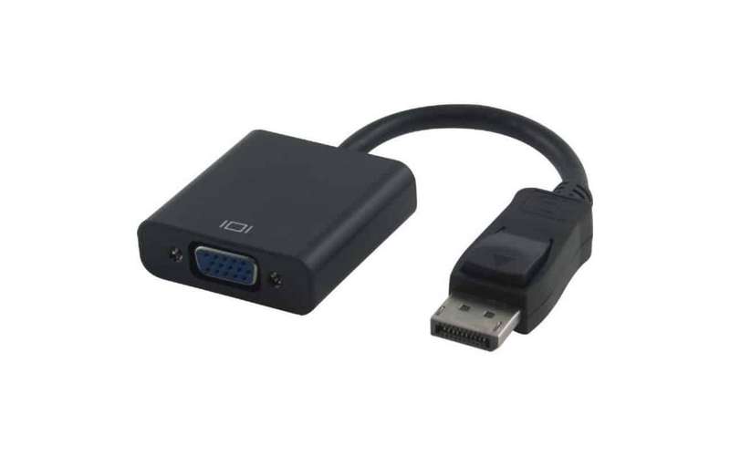 RCT Display Port to VGA Adaptor - Black
