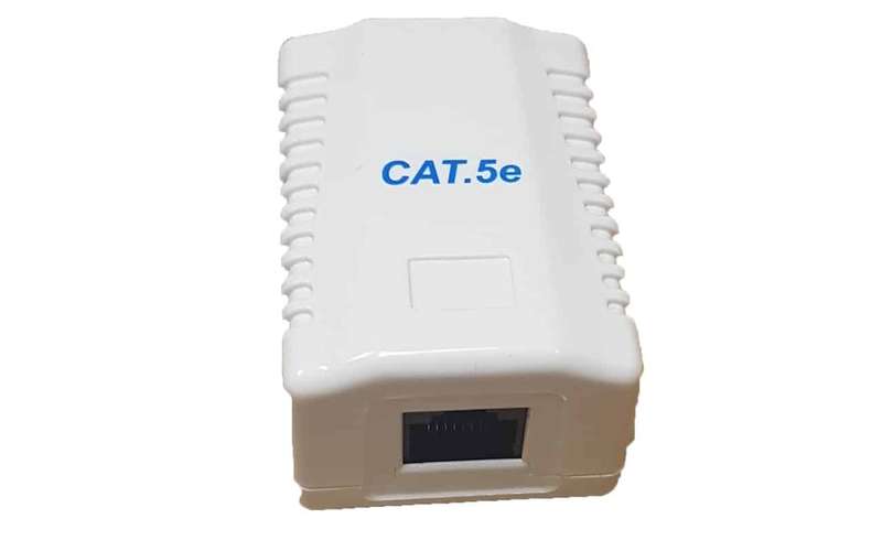 RCT- CAT5 Wallbox Single Port