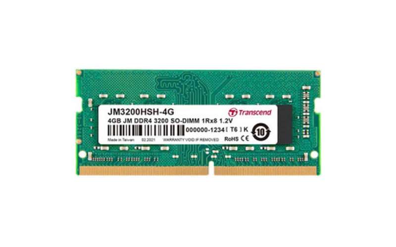 Transcend Jet Ram 4 GB DDR4 3200 MHz SO-DIMM RAM