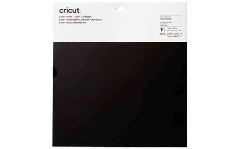 Cricut Smart Sticker Cardstock 33x33cm (Black)