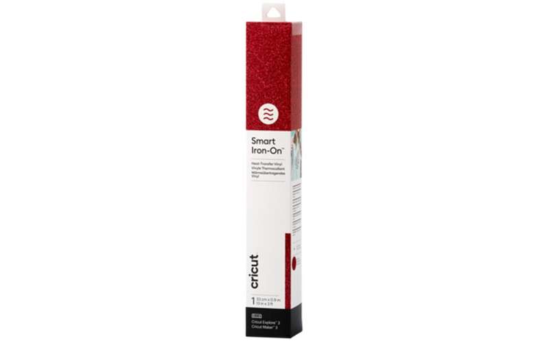Cricut Smart Iron-on 33x91cm 1 sheet (Glitter Red)