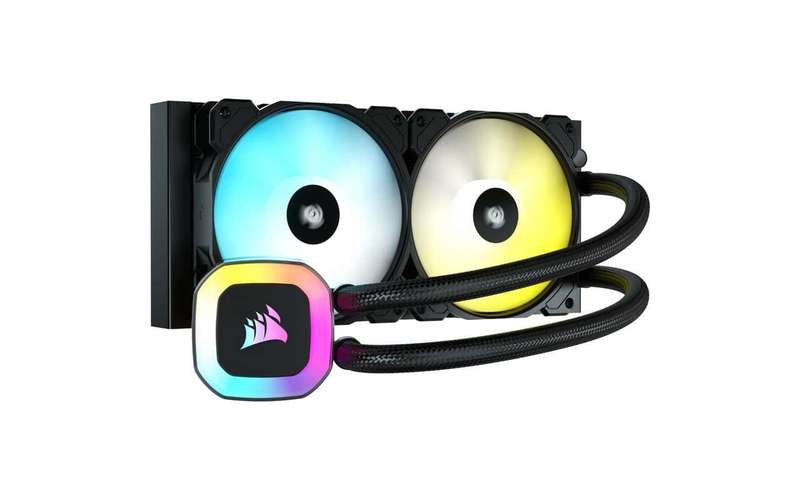 Corsair H100 RGB 240mm Liquid CPU Cooler.