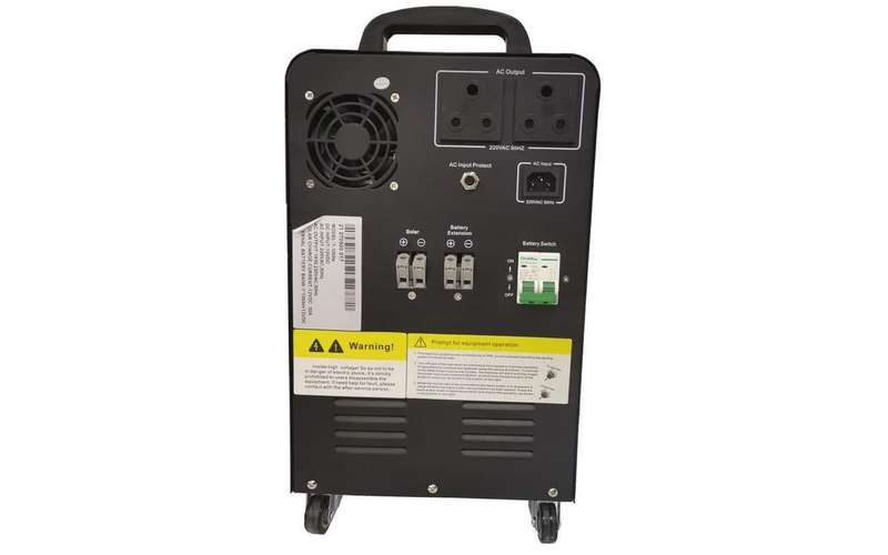 RCT Megapower 1KVA/1000W Inverter Trolley With 1 X 100AH Battery (Warranty Electronics- 1 year; B...