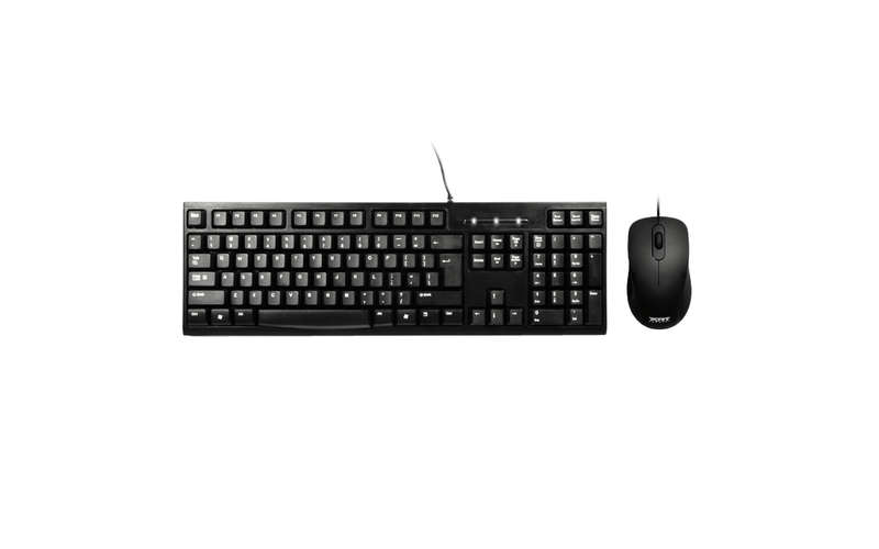 Port Design COMBO Wired Mouse + Keybaord - Black