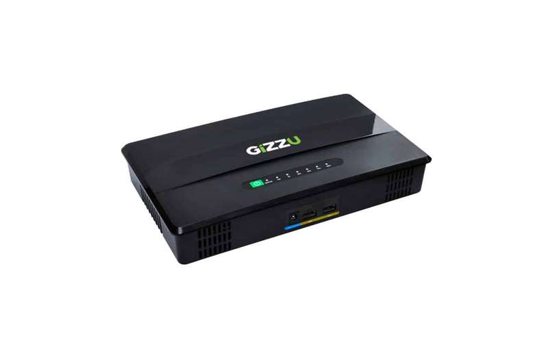 Gizzu 60W 65Wh 17600mAh Mini POE DC UPS - Black
