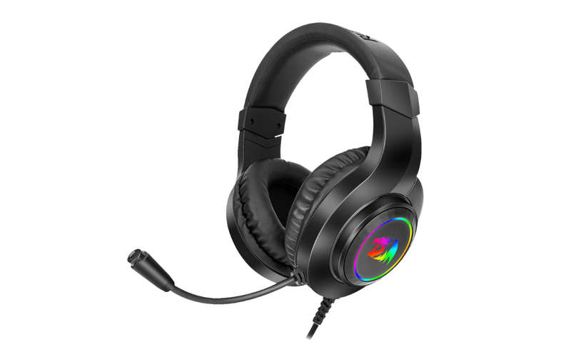 Redragon Over-Ear Hylas  Aux | USB RGB Gaming Headset - Black