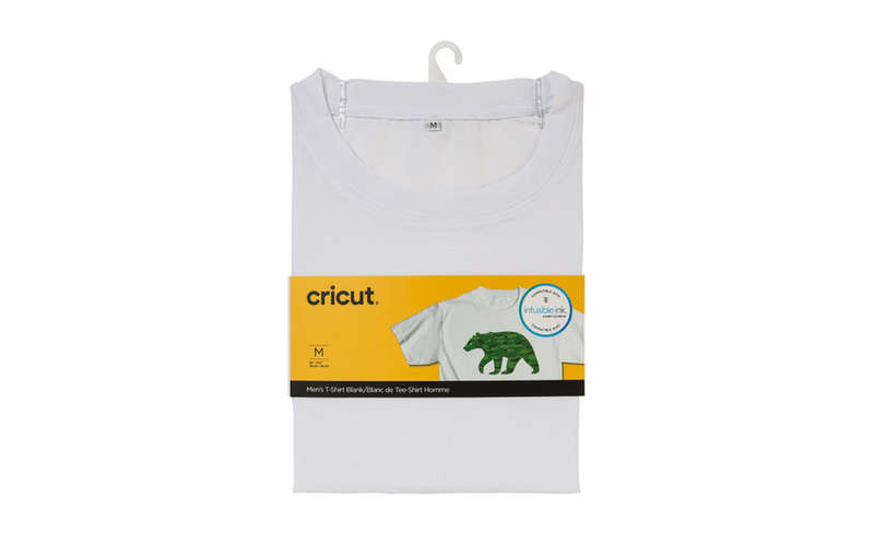 Cricut Infusible Ink Men's White T-Shirt (M)
