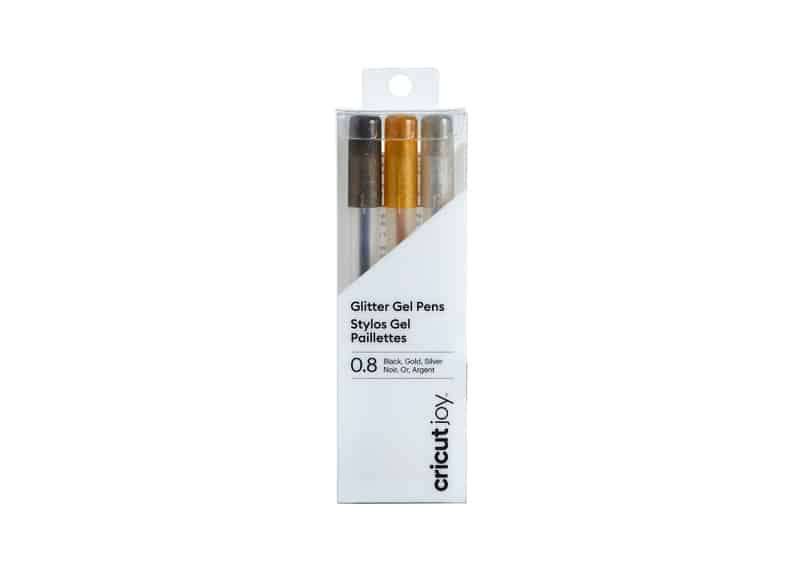 Cricut Joy Medium Point Gel Pen Set 3-pack (Glitter Black; Gold; Silver)