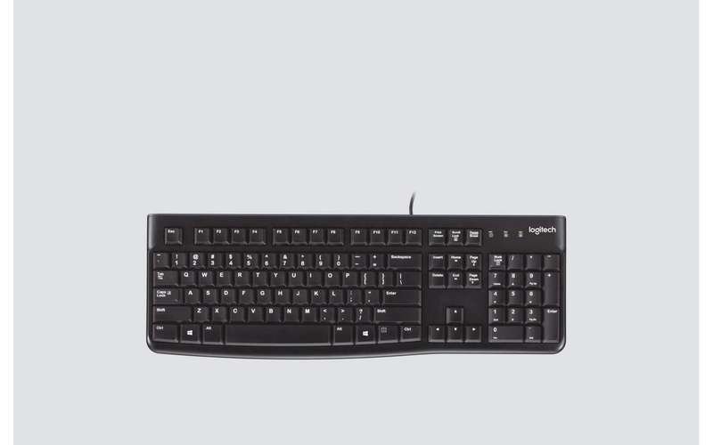 Logitech K120 Wired Keyboard - Black