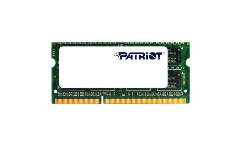 Patriot Signature Line 8GB 1600MHz DDR3L Dual Rank SODIMM Notebook Memory