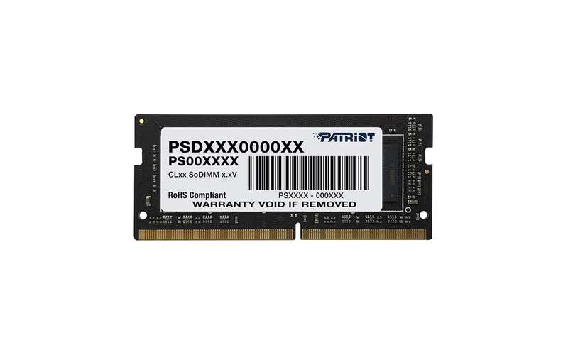 Patriot Signature Line 8GB DDR4 2666MHz Single Rank SODIMM Notebook Memory