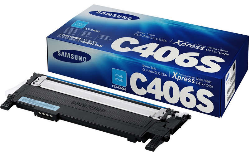 Samsung CLT-C406S Cyan Toner