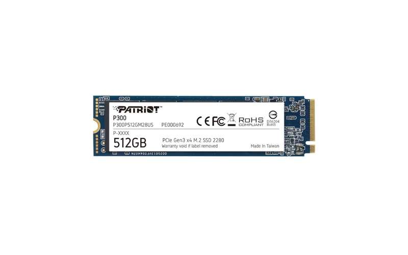 Patriot P300 512GB M.2 PCIe NVMe SSD