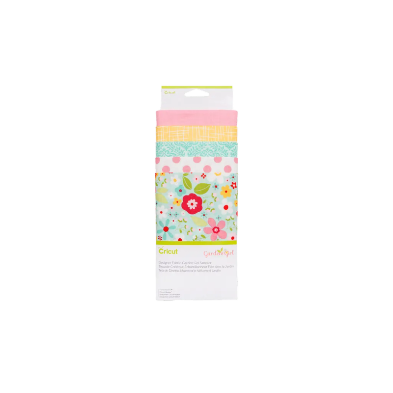 Cricut Designer Fabric Sampler 30x66cm 5-sheet Garden Girl