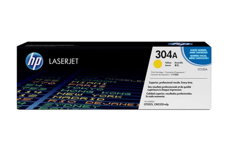 HP 304A Yellow Original LaserJet Toner Cartridge