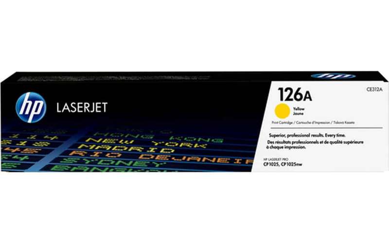 HP 126A Yellow Original LaserJet Toner Cartridge