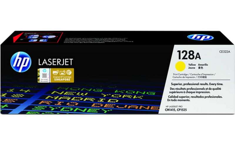 HP 128A Yellow Original LaserJet Toner Cartridge