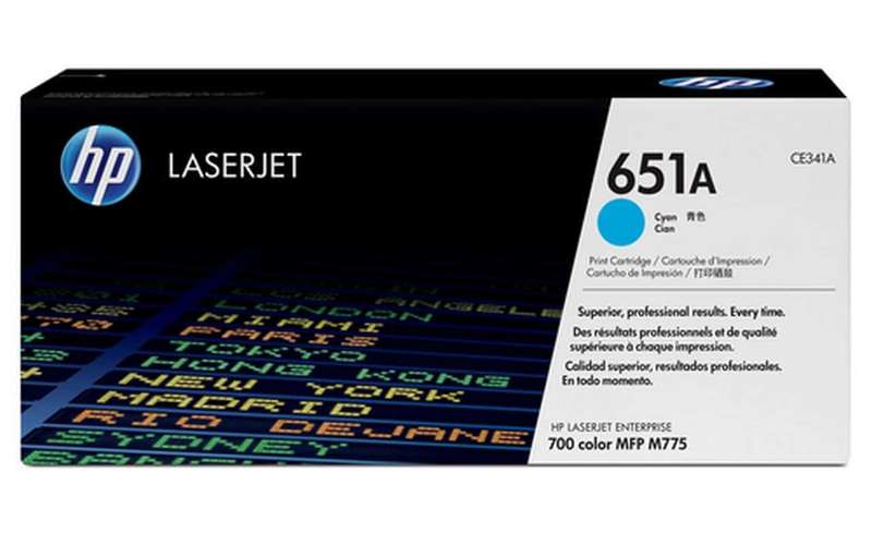 HP 651A Cyan Original LaserJet Toner Cartridge