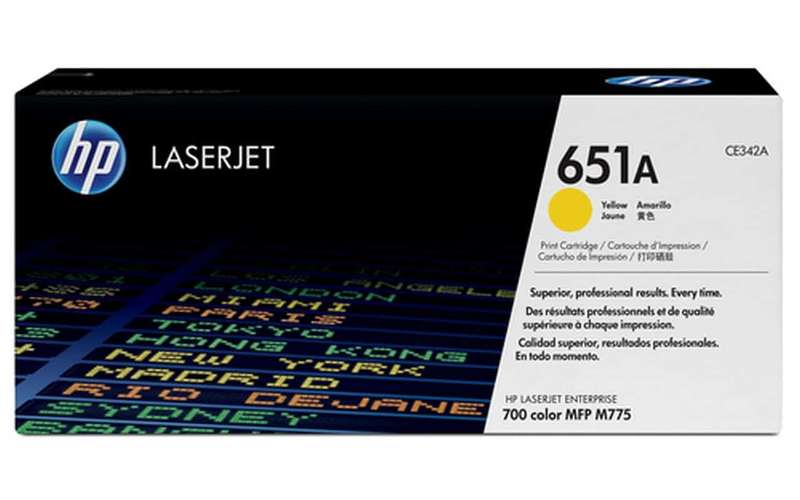 HP 651A Yellow Original LaserJet Toner Cartridge