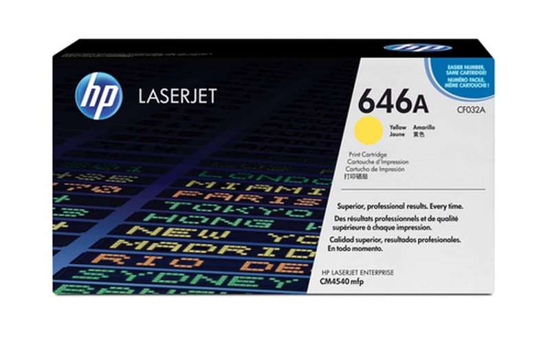 HP 646A Yellow Original LaserJet Toner Cartridge