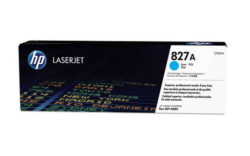 HP 827A Cyan Original LaserJet Toner Cartridge