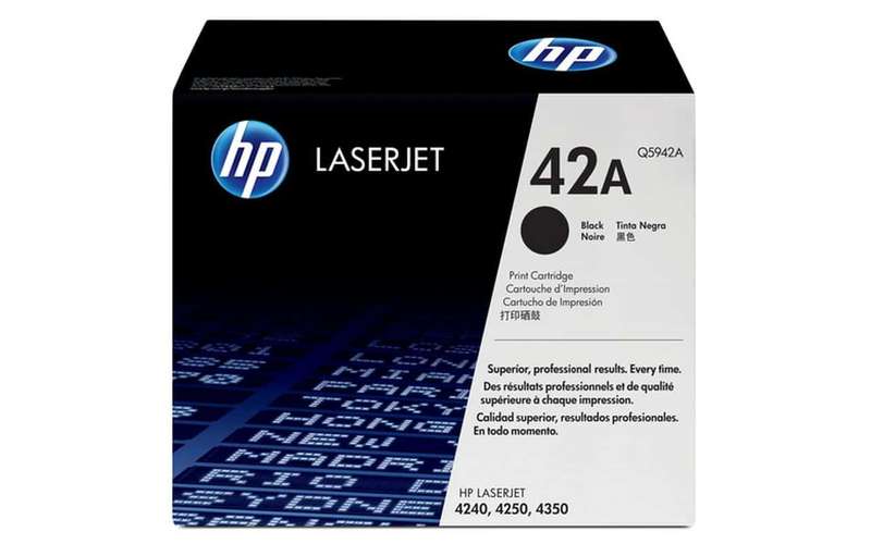 HP 42A Black Original LaserJet Toner Cartridge