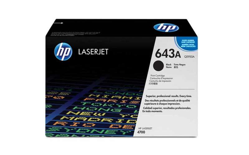 HP 643A Black Original LaserJet Toner Cartridge