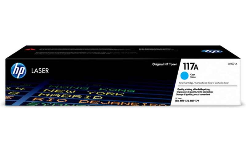 HP 117A Cyan Original Laser Toner Cartridge
