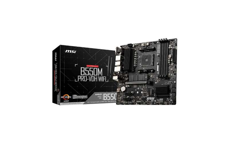 MSI B550M PRO-VDH WIFI AMD AM4 MATX Gaming Motherboard