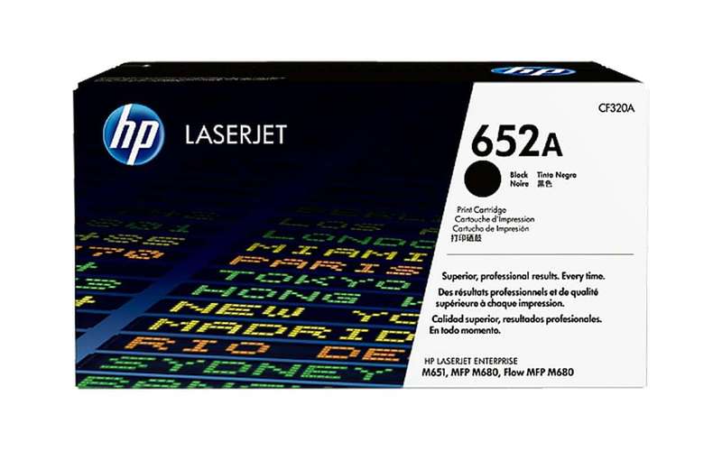 HP 652A Black Original LaserJet Toner Cartridge