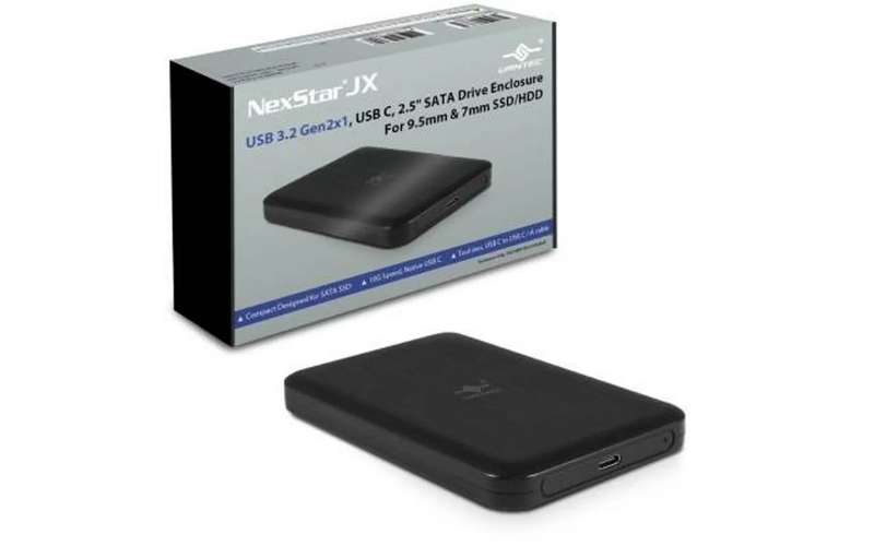 Vantec NexStar JX NST-258B3 USB 3.2 Gen 2x1