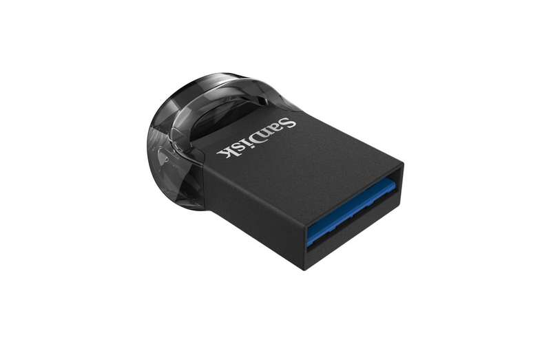 SanDisk Ultra Fit 128GB USB 3.2 Gen 1 Type-A Black USB Flash Drive