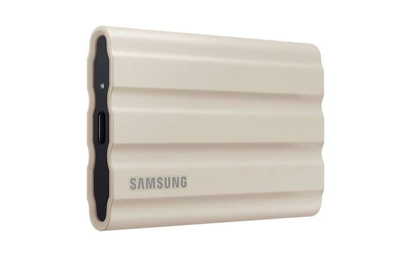 Samsung T7 Shield 1TB USB 3.2 Portable Ruggedised SSD - Silver