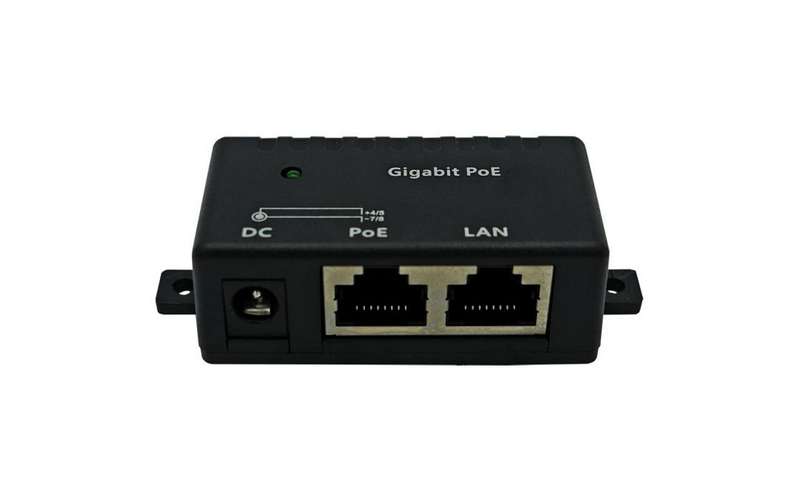 Single Port Gigabit Passive PoE Injector