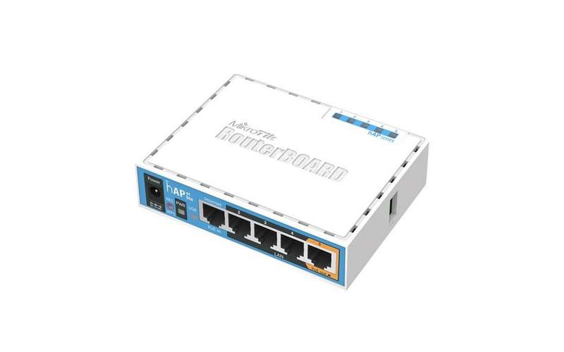 MikroTik hAP ac Lite 5 Port Ethernet 750Mbps WiFi 5 Router