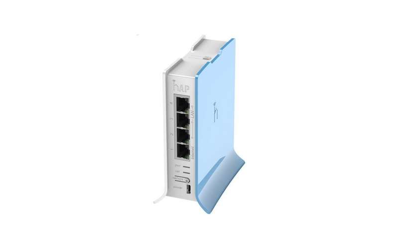MikroTik hAP Lite Tower 4 Port Ethernet 300Mbps WiFi 4 Router