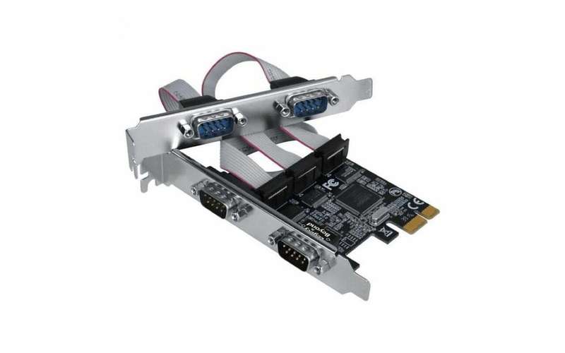 Vantec UGT-PCE40SR 4 Port Serial RS32 PCIe Card