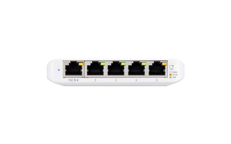 Ubiquiti 5 Port Gigabit Managed 1 PoE Input UniFi Flex Switch