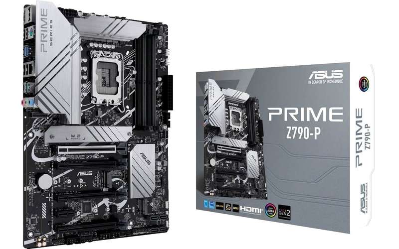 ASUS Prime Z790-P DDR5 Intel Z790 Raptor Lake LGA 1700 ATX Desktop Motherboard