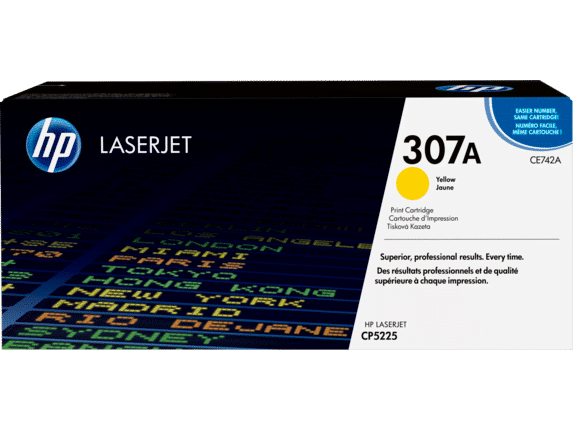 HP 307A Yellow Toner Cartridge