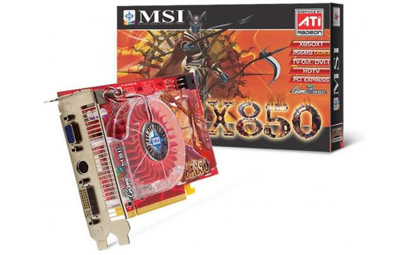 MSI RX850XT 256MB GDDR3 Graphics Card