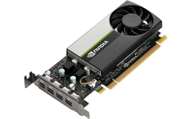 PNY Nvidia  Quadro T1000 PCI-Express 3.0 x16 ; LP; 8 GB GDDR6 128-bit; 4x Mini DP 1.4 : Low Profi...