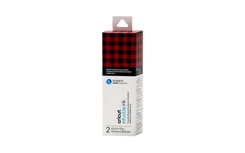 Cricut Infusible Ink Pattern Sheet Buffalo Check 2pc