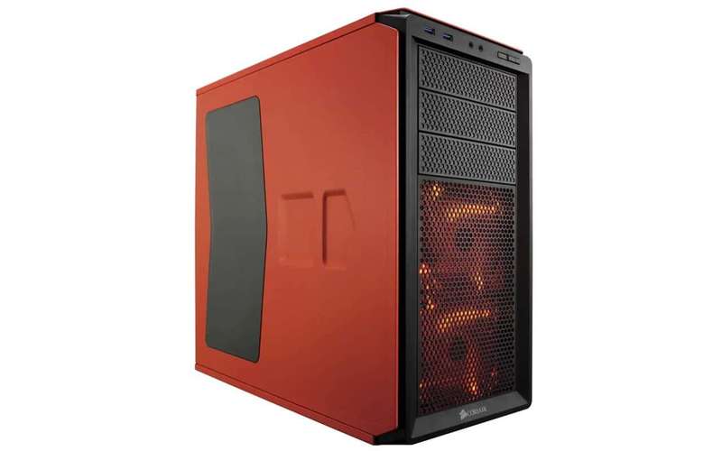 Corsair Graphite Series 230T Windowed Compact Mid-Tower Case Rebel Orange