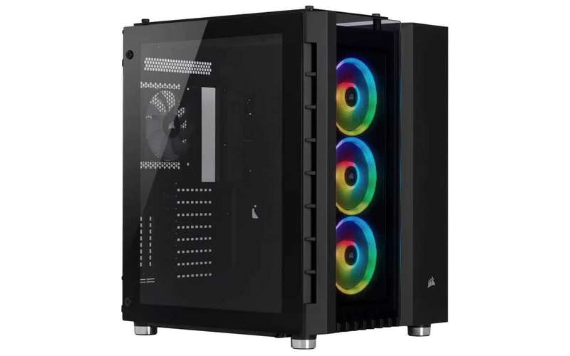 Corsair Crystal Series 680X RGB ATX High Airflow Tempered Glass Smart Case  Black
